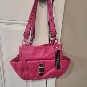 Pink CHAPS purse. With buckles.